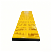 Plaque de tamis vibrant en maille polyester, sur mesure, super antichoc, en polyuréthane polymatériau, pour déshydratation