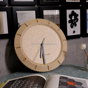 Bảo Vệ Môi Trường Vermiculite Trọng Lượng Nhẹ Im Lặng Trong Nhà Đồng Hồ Treo Tường Cổ Điển Vòng 12 Inch Đồng Hồ Treo Tường Chấp Nhận Biểu Tượng Tùy Chỉnh - Product Image 6