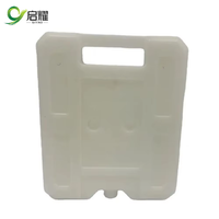 Packs de refroidissement modernes non toxiques Bloc de congélation HDPE en plastique dur réutilisable pour l'extérieur Briques de glace en gel transparent PCM réutilisable non toxique