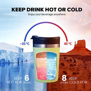 Logo personalizzato stampato mini tazze da caffè da 10 once <span class=keywords><strong>tazza</strong></span> da caffè in acciaio inossidabile con isolamento termico - Product Image 5