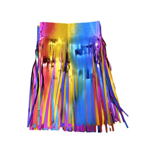 Guirnalda de flecos metálicos, tiras de oropel, pancarta colgante de pared, telón de fondo para carrozas de desfile y decoraciones de fiesta - Product Image 4