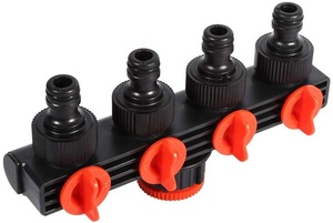 4-Way Plastic Quick Thread Tap Connectors <strong>Hose</strong> <strong>Pipe</strong> <strong>Splitter</strong> for Agricultural Drip Irrigation Garden Watering Equipment - Product Image 4