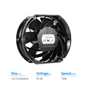 เดลต้า THB1548AG 48VDC 3.00A 144.0W 7200RPM ตู้ควบคุมอินเวอร์เตอร์ UPS แกนพัดลมระบายความร้อน - Product Image 2