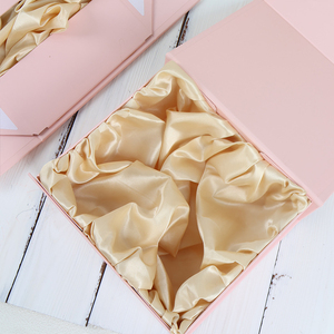 Custom Pink Wig <b>Box</b> with UV Coating Glossy Lamination Varnishing for <b>Shipping</b> Perfume Candle Gifts Magnet Shape - Product Image 5