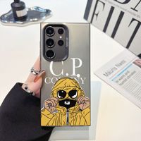 Coque de Téléphone IMD Tendance Aspect Pierre en TPU pour S25/S22 Ultra Plus, avec Peinture UV et Design Street Fashion, par CP Company