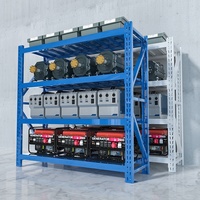 Étagères de stockage de haute qualité 500 kg, rayonnages d'entrepôt en promotion, rayonnages à palettes avec prix d'usine