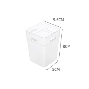 Modern 2pcs Set Plastic PP <b>Refrigerator</b> Side Door Storage Bins Fresh-keeping Boxes Multi-Purpose Fridge Snack <b>Container</b> Storage - Product Image 5