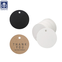 Cordon d'accrochage en carton jetable pour étiquettes de vêtements, usage domestique, impression CMYK, finition UV sélective, 100 packs, marque RoyalRoad