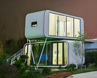 Cabine Apple à faible coût et installation rapide, maison préfabriquée moderne de haute qualité, hôtel préfabriqué, cabine mobile Apple Pod avec chambre