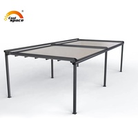 Fournisseur direct d'usine de pergolas motorisées en PVC, disponibles en tailles 3m, 4m, 5m, 6m, 8m, 9m, 10m, avec cadre thermolaqué, pour usage extérieur.