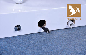 Sillón de Pedicura Bomacy SC-010 con Masaje de Pies, Drenaje, Reposapiés Ajustable, Tina de <span class=keywords><strong>Madera</strong></span> y Vidrio, Equipo de Salón - Product Image 6