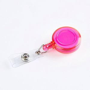 Porte-badge rétractable transparent à clip dorsal – Durable, personnalisable avec logo, à libération rapide pour événements, bureaux et cadeaux - Product Image 4
