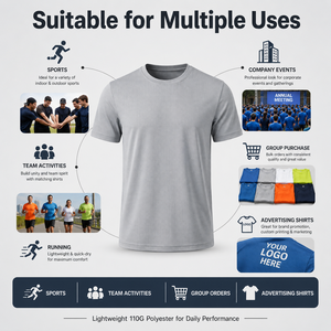 Fabricants de t-shirts, t-shirts blancs à manches courtes en polyester 100% personnalisés avec impression sérigraphique, t-shirts vierges pour impression par sublimation - Product Image 3