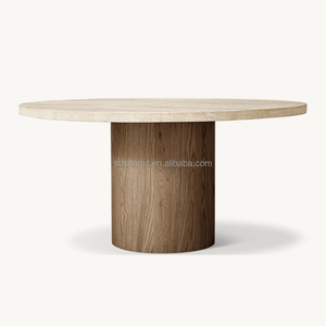 Nueva mesa de comedor redonda Mizu de diseño japonés y escandinavo de Sassanid - Product Image 2