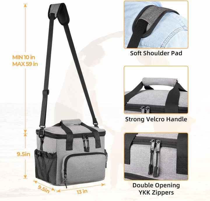 Custom Logo Printed Waterproof EcoFriendly Reusable Large Capacity