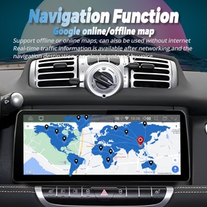 Écran QLED 12,3 pouces, autoradio Android 13, lecteur vidéo pour voiture, stéréo pour Benz Smart Fortwo 2011-2015, GPS, multimédia, Carplay, unité principale - Product Image 3