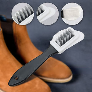 Brosse de nettoyage 3-en-1 portable pour chaussures en nubuck et daim, gomme à effacer pour cuir et daim - Product Image 3
