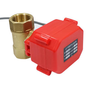 Vanne de vidange électrique miniature à deux voies en laiton DN20, conception à 6 points - Product Image 1