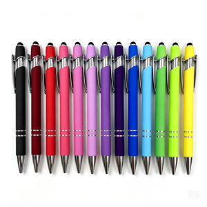 2-in-1 Touch Screen Stylus Pen <b>Metal</b> Ballpoint Pen Handwriting <b>Roller</b> Pen Promotional Gift Custom Logo Fast Delivery Large Stock - Product Image 6