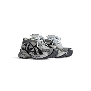 Baskets de sport multi-matériaux effet vintage avec semelle robuste et empeigne superposée pour hommes et femmes, idéales pour la ville - Product Image 1