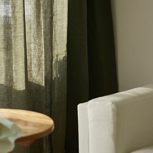Customizable Luxury <b>Curtain</b> for the Living Room 100% Linen <b>Curtains</b> Fabric Shower <b>Curtains</b> Custom Color and Size Wholesale Woven - Product Image 2
