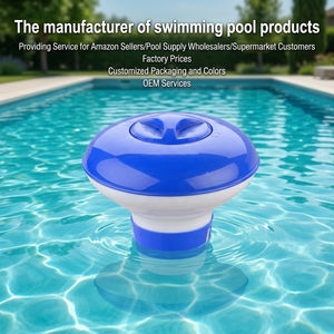 Distributeur de chlore flottant réglable pour piscine, pour comprimés de 3 pouces, distributeur de produits chimiques en plastique bleu pour piscine, accessoires de <span class=keywords><strong>spa</strong></span> - Product Image 6