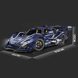 GULY 10641 Superauto a Escala 1:8, Bloques de Construcción Metálicos con Control Remoto, Auto Deportivo Eléctrico con Control por Aplicación, Kit de Modelo para Adultos - Product Image 2