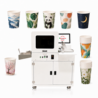 Imprimante jet d'encre UV industrielle à passage unique pour la personnalisation des tasses à café - Machine d'impression numérique automatique haute vitesse
