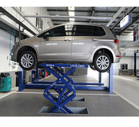 Uniliner JS-3522 3500kg Yeraltı Tipi Hidrolik Çift Silindirli Çift Katlı Elektrikli CE Sertifikalı Araç Kaldırma Makaslı Lift 2.2M Kaldırma Yüksekliği