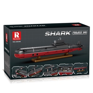 Set di Costruzioni <span class=keywords><strong>Sottomarino</strong></span> Classe Typhoon Scala 1:250 con Confezione Amazon - Modello <span class=keywords><strong>Sottomarino</strong></span> Seconda Guerra Mondiale - Product Image 2