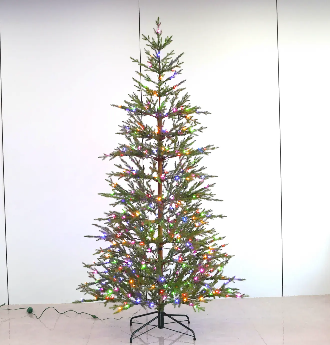 Prezzo di fabbrica PE PVC misto albero di natale artificiale abete nobile