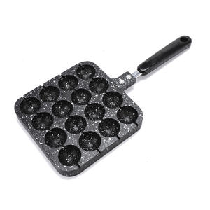 Molde para hacer sándwiches tostados S133 al por mayor, para exteriores, para hamburguesas a la parrilla, con asa, bandeja para hornear, sartén reversible - Product Image 4