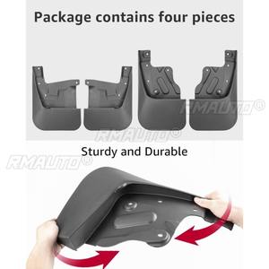 Guardabarros Delanteros y Traseros para Toyota Tundra 2022-2024, Protectores Contra Salpicaduras, Accesorios para Auto - Product Image 6