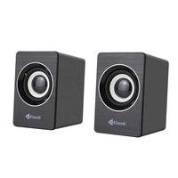 Speaker komputer portabel, pengeras suara komputer berkabel USB dengan sistem Audio rumah portabel Super Bass