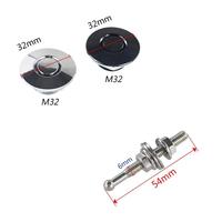 Universelles 32mm/1.25 Druckknopf-Billet Motorhauben-Verschluss-Kit aus Aluminium, Schnellverschluss für Motorhauben und Exterieur-Zubehör