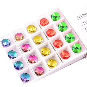Oleeya Factory - Vente en gros de strass à dos plat de qualité A5, toutes tailles et couleurs variées, 12 mm, Rivoli, à coudre, pour robes - Product Image 6