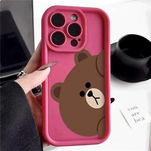 เคสโทรศัพท์มือถือรุ่น Dumb bear เหมาะสำหรับ Apple 17, 15plus, 13, emery 16E, สำหรับการค้าต่างประเทศ, 12xs, แบบเรียบง่าย, 14pro - Product Image 3