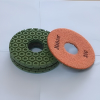 Feuille de polissage à l'eau en résine diamantée 7 étapes 125 mm pour béton, marbre, quartz, pierre, granit