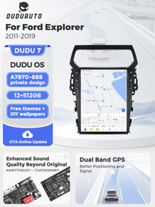 DUDUAUTO DUDU7 A7870 AKM7739 VELVET DSP TDA7808 Amplificateur 13,8 pouces pour Ford Explorer 2011-2019 U502 - Product Image 2