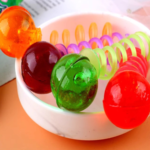 Bonbons Anneaux Goût Fruité les Plus Vendus, Emballage Boîte, Sucettes Anneaux Amusantes et Élastiques - Product Image 4