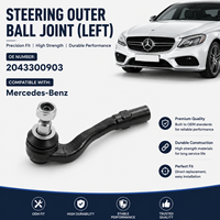Giunto Sferico Esterno dello Sterzo Elite, Componente Telaio Sinistro per Mercedes Benz, Massima Sicurezza, Nuovo di Zecca, OE 2043300903