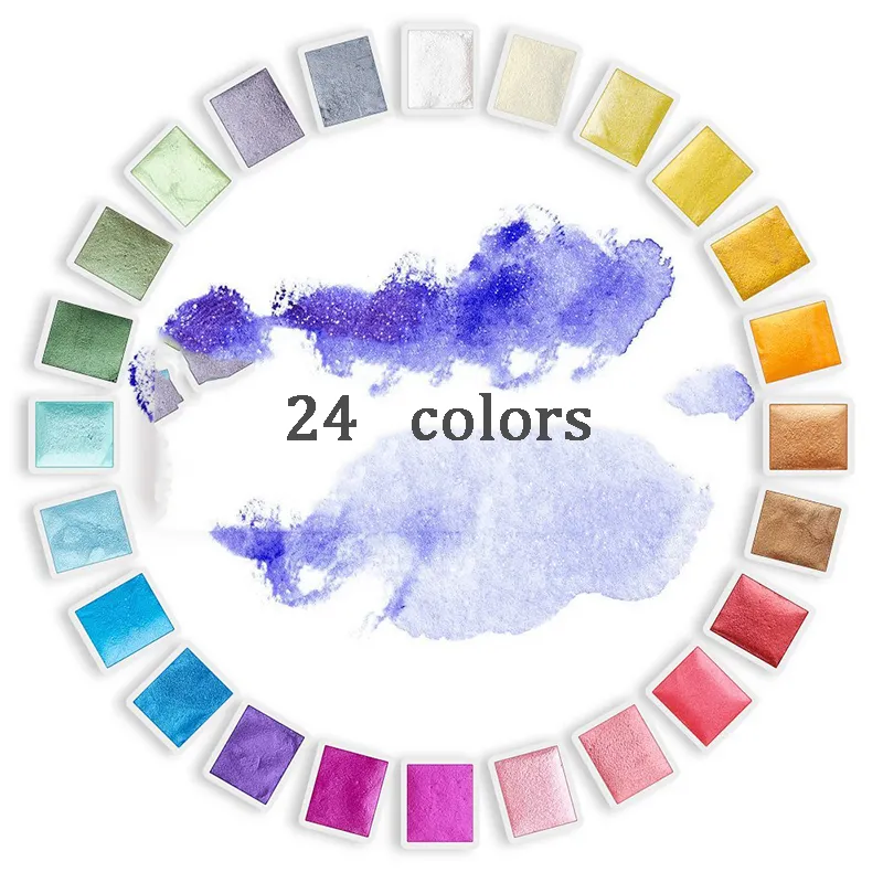 YAYANG वैश्विक 24 रंग के लिए कॉस्मेटिक ग्रेड राल अभ्रक पाउडर वर्णक हस्तनिर्मित साबुन स्नान बम Epoxy राल