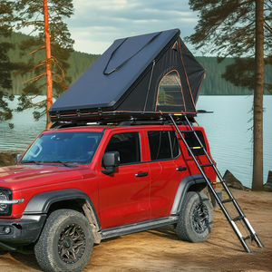 خيمة سقف سيارة فاخرة لشخصين بإطار ألومنيوم وقماش أكسفورد مقاوم للماء وأعمدة من الألياف الزجاجية ذات طبقة واحدة للثبات - Product Image 2