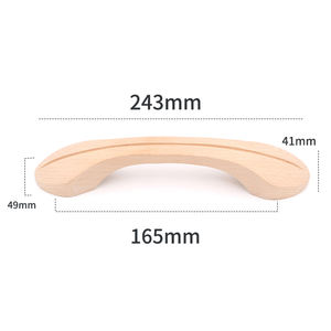 Cenaze montaj aksesuarları malzemeleri ahşap çanta kolu coffin handle - Product Image 6