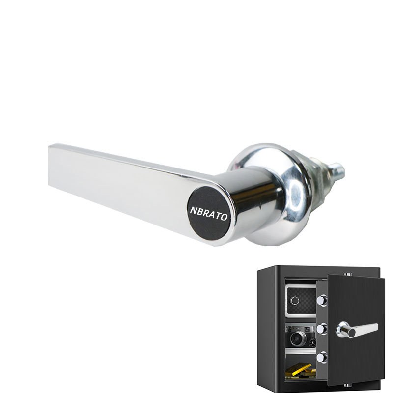 Manijas De Puerta Interiores Cromo Pulido - Pack De 12, Palanca Giratoria, Reversible, Sin Llave