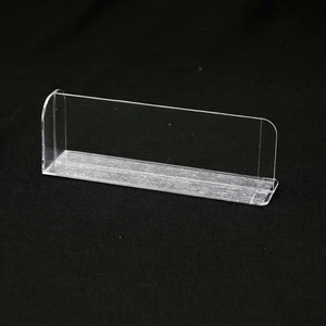 Séparateur d'étagère transparent réglable en acrylique écologique pour l'affichage en supermarché et en magasin de détail - Product Image 1