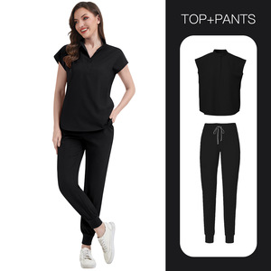 42015 Jogger Scrubs Ensemble de Yoga Tissu Anti-Transpirant pour Gym Entraînement Fitness pour Femmes Dames Filles - Product Image 1