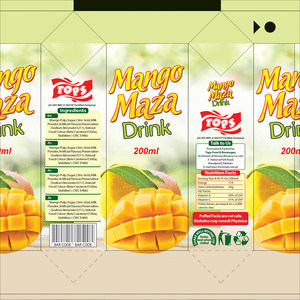 Jugo de Mango en Envase Aséptico T. <span class=keywords><strong>Etra</strong></span> Pack, Papel Recubierto con Laminación UV Mate, Materiales de Embalaje en Rollo - Product Image 1