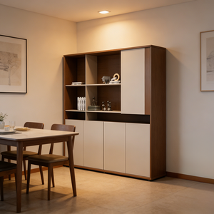 Archivador de Madera MDF Moderno y Pulido, Estantería Multifuncional de Gran Capacidad, Unidad de Almacenamiento SENSAI Z19 para Hogar, Dormitorio, Apartamento - Product Image 6