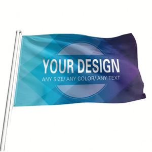 Drapeaux miniatures de style fanion carré en polyester imprimés numériquement avec œillets et logo personnalisé pour les événements sportifs - Product Image 1